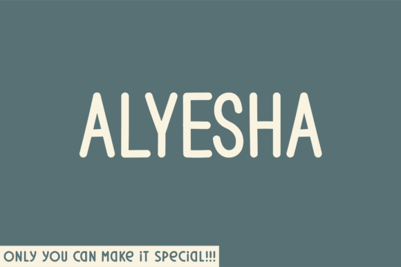 Alyesha Rounded Typeface: Elevating Brand Identity for Small Businesses