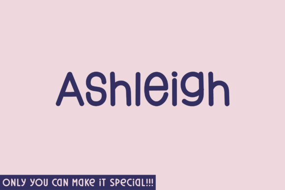 Ashleigh Rounded: The Handcrafted Typeface for Authentic Shop Branding
