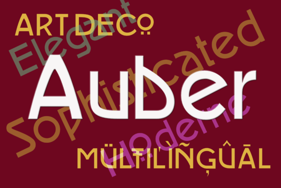 Auber: The Art Deco Sans Serif for Modern Web Design