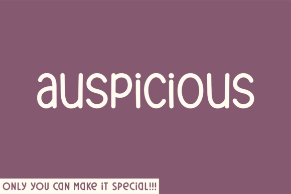 Auspicious Rounded: A Designer’s Take on Handcrafted Sans Serif Branding