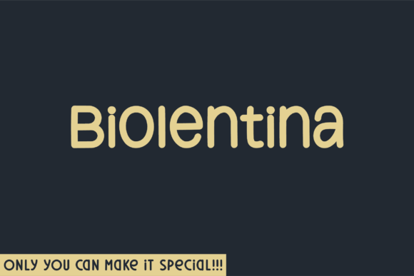 Biolentina Rounded: The Typeface That Brings Authenticity to Your Campaign