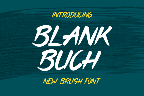 Blank Buch Typeface Review: A Handmade Brush Font for Modern Branding