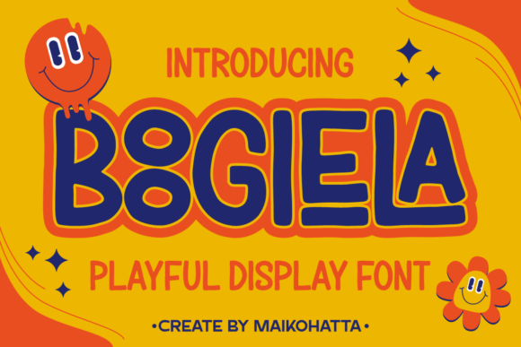 Boogiela: A Playful Display Font for Modern Web Design