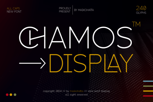 Chamos Typeface: A Designer’s Take on Elegant Sans Serif Branding