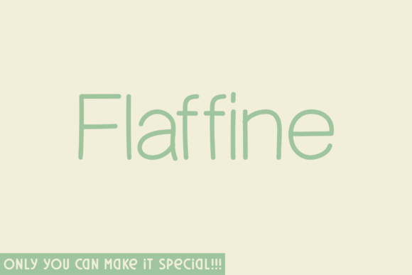 Flaffine Rounded: A Handmade Sans Serif for Modern Web Design