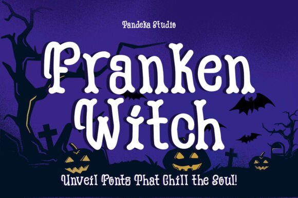 Franken Witch Typeface: Spooky Style for Bold Brand Identity