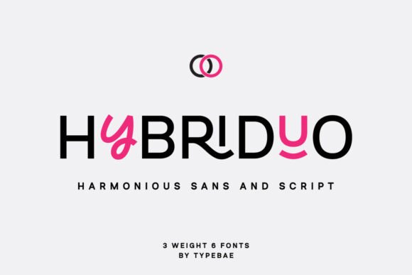 Hybriduo: The Perfect Sans and Script Font Pairing for Crafters