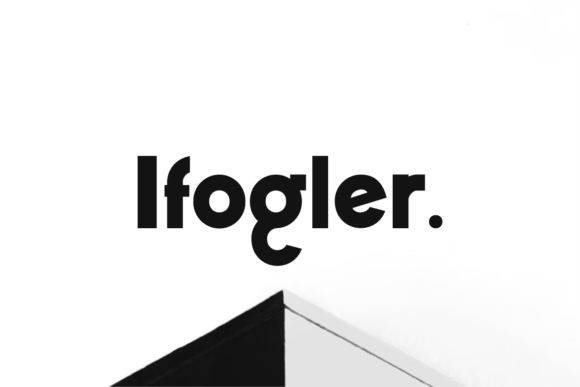 Ifogler: A Unique Sans Serif Display Font for Bold Branding