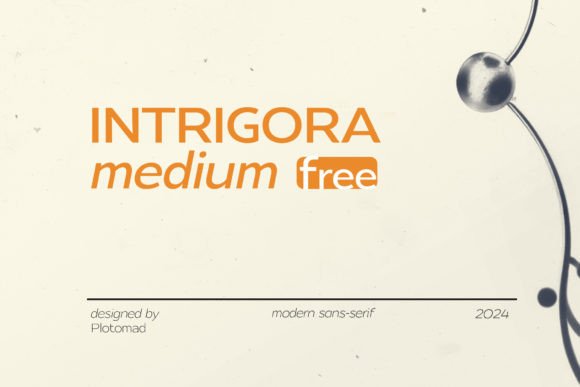 Intrigora Medium: A Modern Typeface for Editorial Design