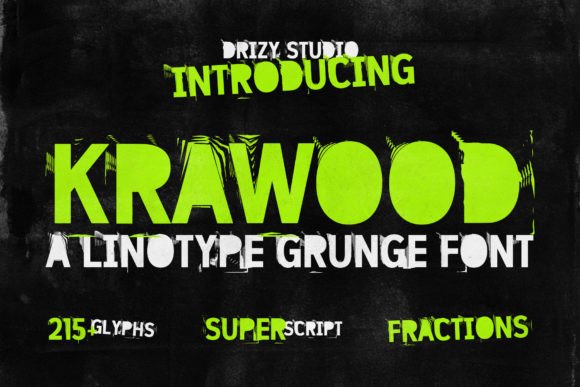 Krawood Typeface: Elevating Digital Brand Identity