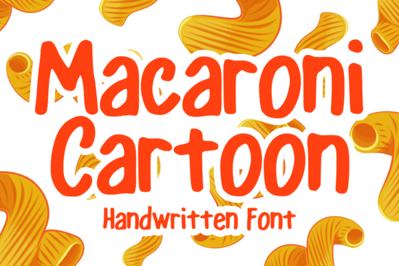 Macaroni Cartoon: A Playful Handwritten Font for Editorial Design