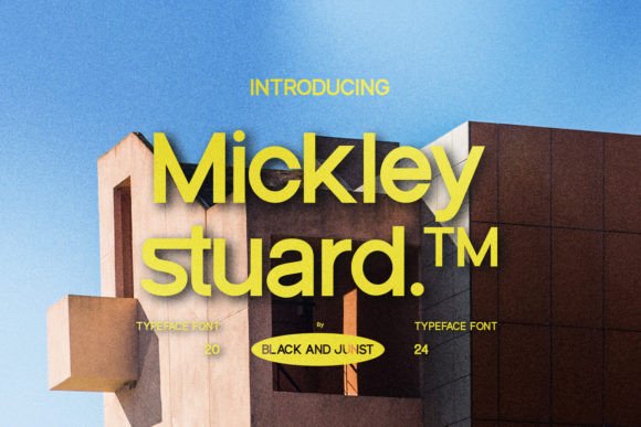 Mickley Stuard: The Modern Sans Serif Typeface for Scroll-Stopping Visuals