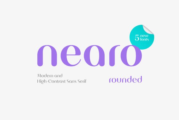 Nearo Rounded Typeface: Elevating Digital Brand Identity