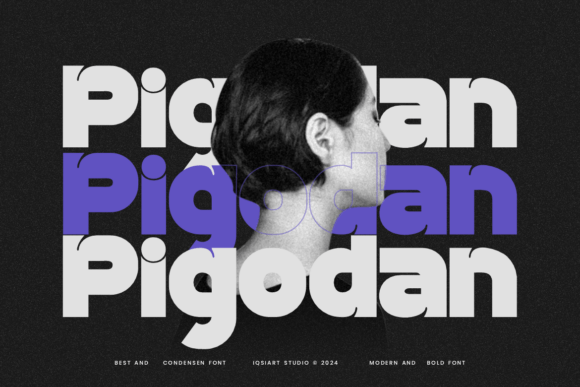 Pigodan: A Stylish Sans Serif Typeface for Modern Brand Identity