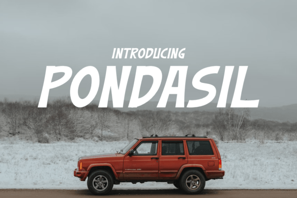 Pondasil Typeface: A Modern Sans Serif for Digital Branding