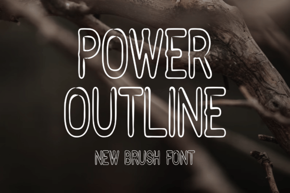 Power Outline Typeface: Elevating Digital Brand Identity