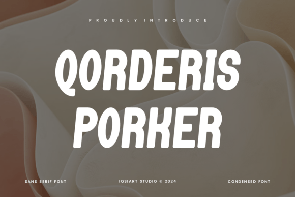 Qorderis Porker: The Authentic Sans Serif Typeface for Modern Editorial Design