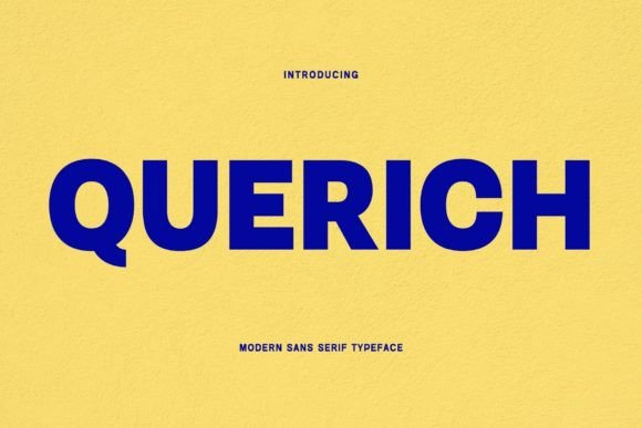 Querich Typeface: Elevating Campaign Clarity and Visual Impact