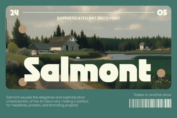 Salmont: The Art Deco Sans Serif for Bold Campaign Headlines