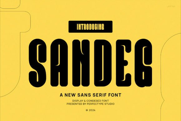 Sandeg Typeface: A Balanced Sans Serif for Modern Brand Identity