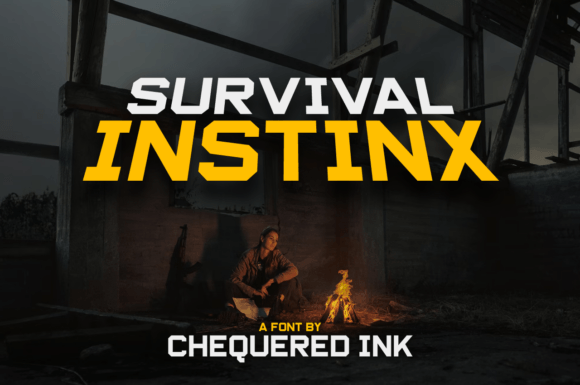 Survival Instinx Typeface: Elevate Your Brand’s Visual Impact