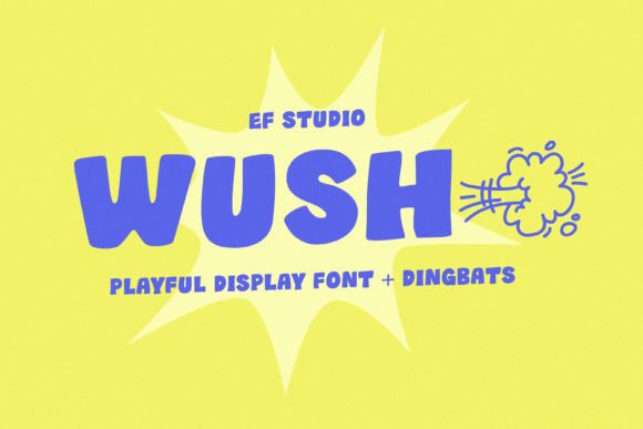 Wush Typeface: The Energetic Sans Serif for Bold Brand Identity